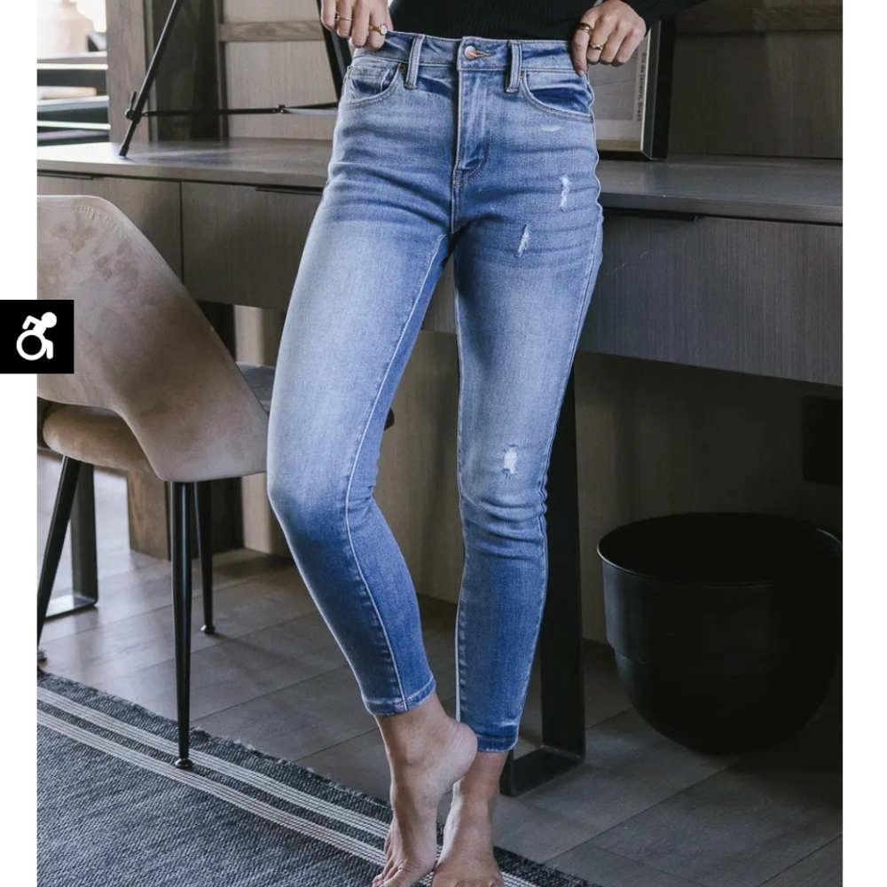 Bohme Classic Blue Skinny Denim Jeans